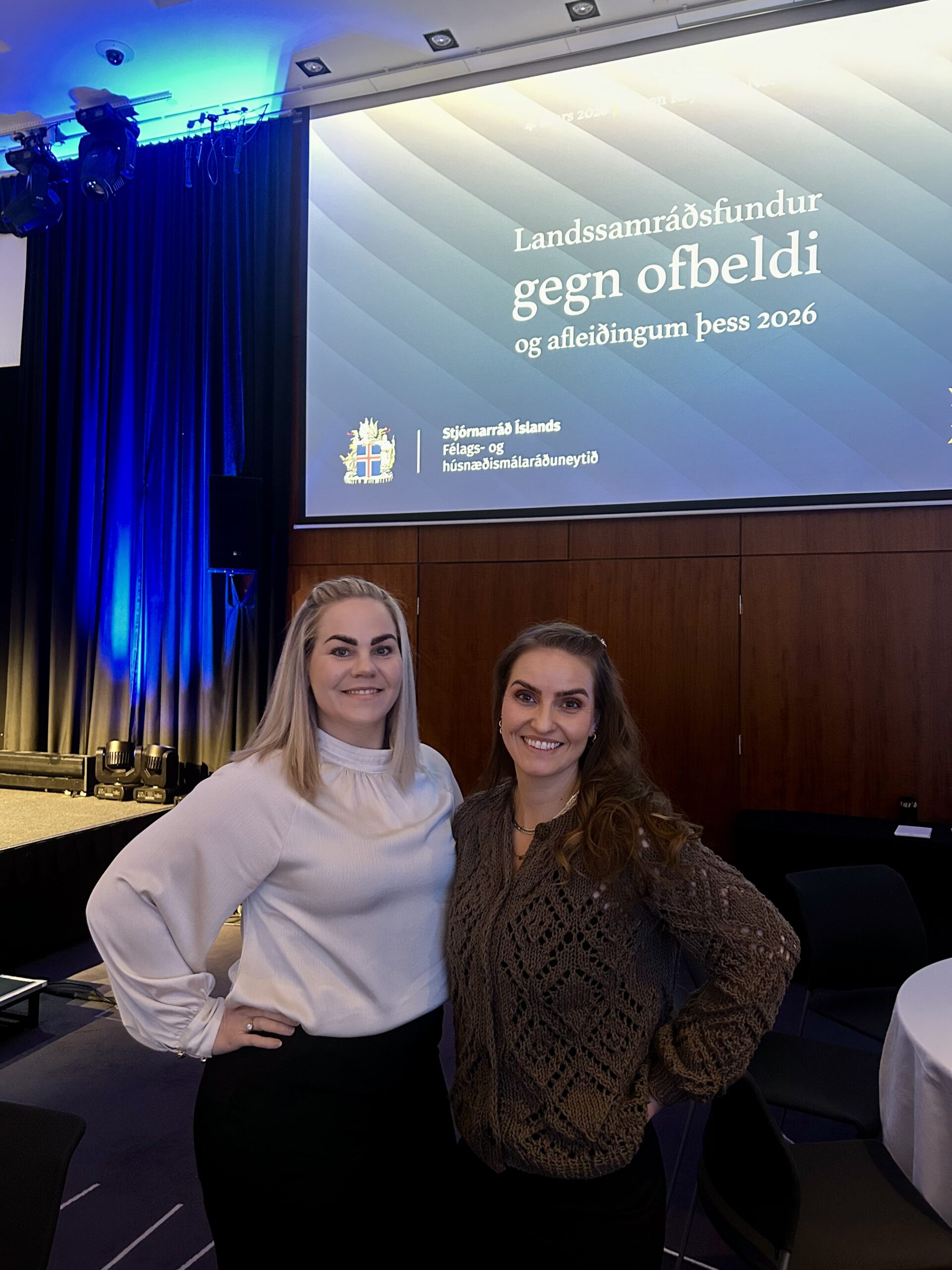 Birna teymisstýra og Karen ráðgjafi á Landssamráðsfundi um aðgerðir gegn ofbeldi á Íslandi